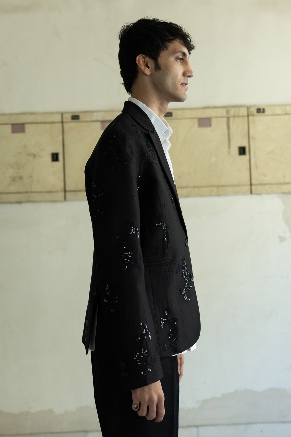 Black Sequined Blazer