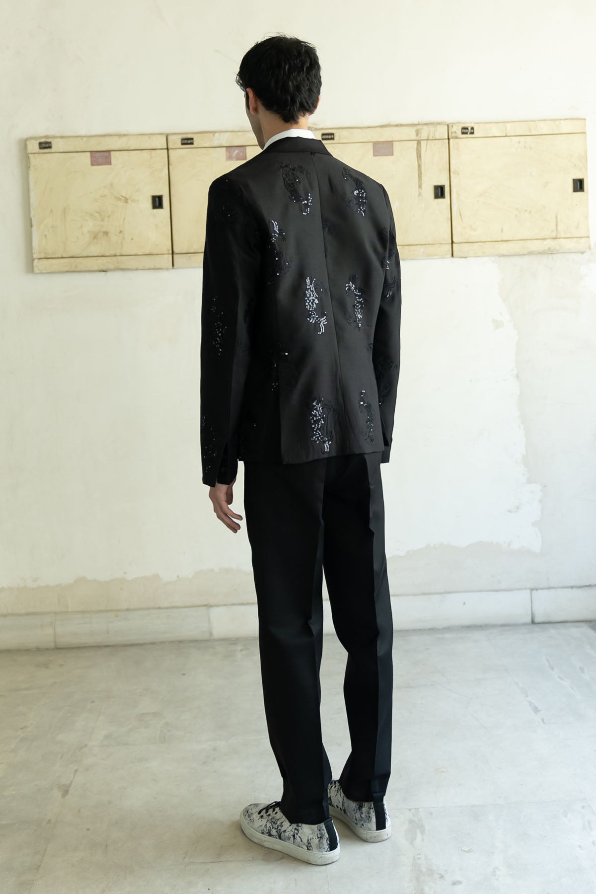 Black Sequined Blazer