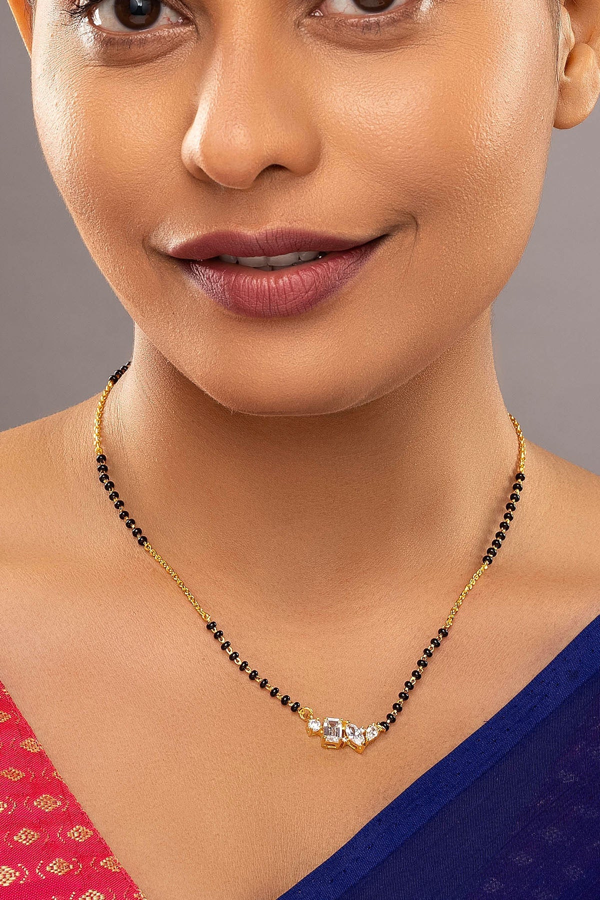 Buy Black 925 Silver Mangalsutra for women by Sica online available at scrollnshops