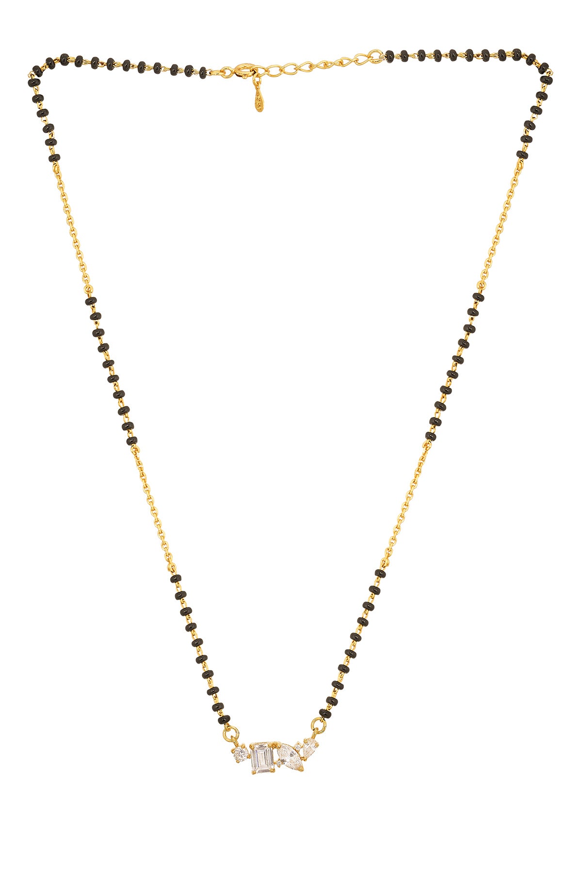 Black 925 Silver Mangalsutra