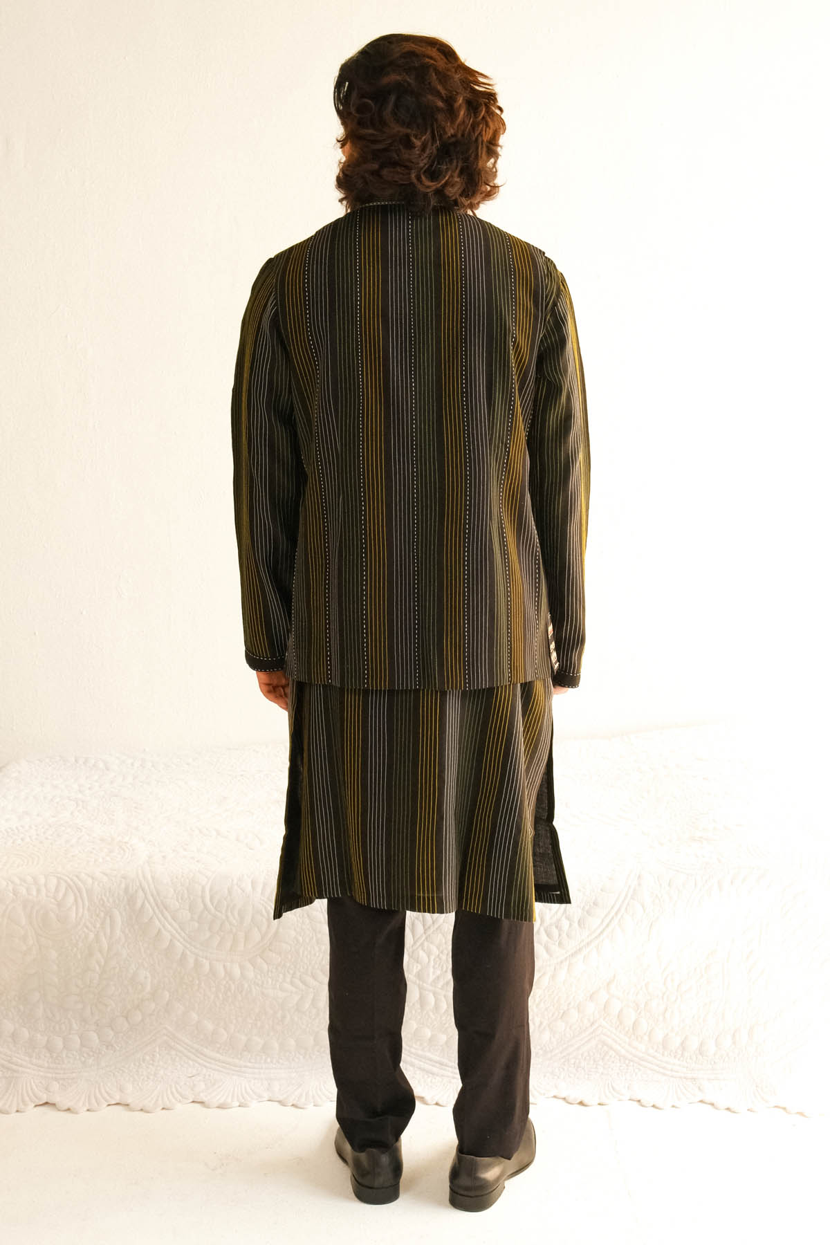 Black Applique Work Bundi set