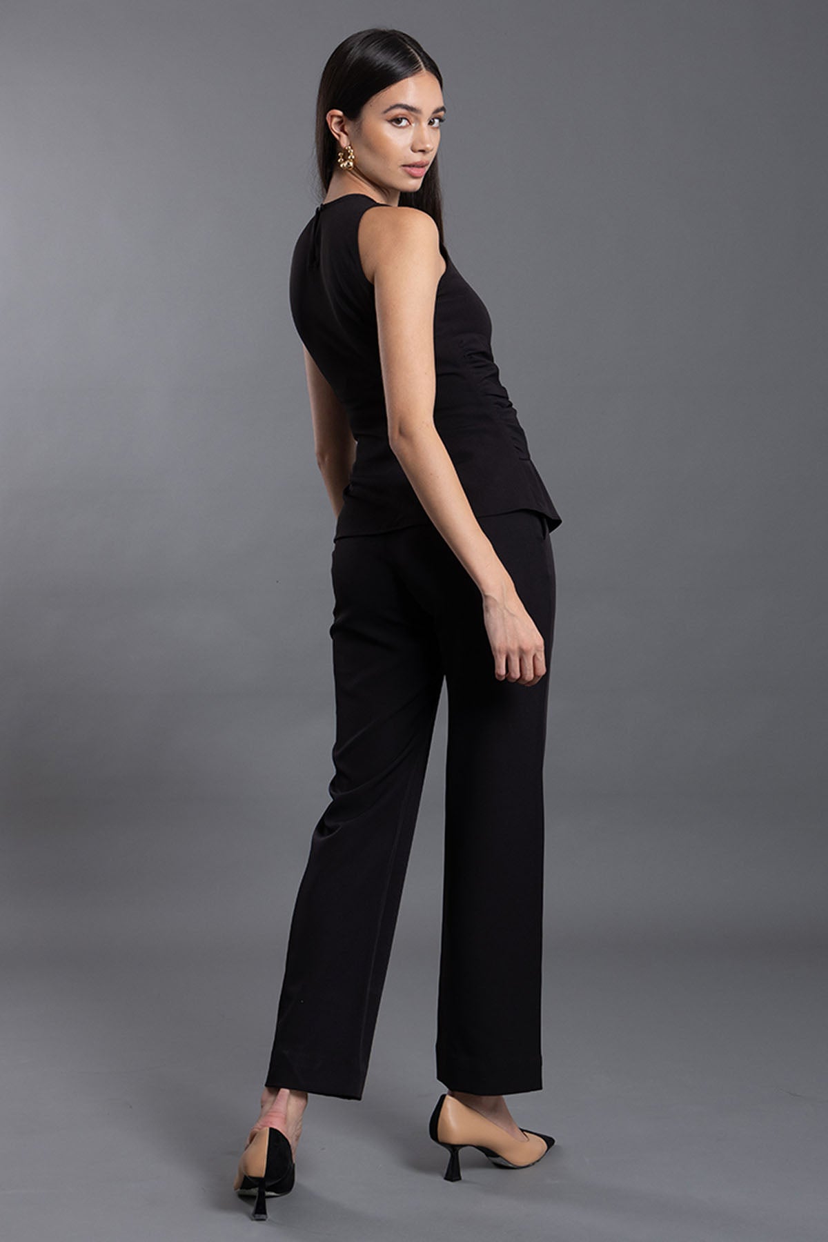 Black Asymmetrical Co-ord Set