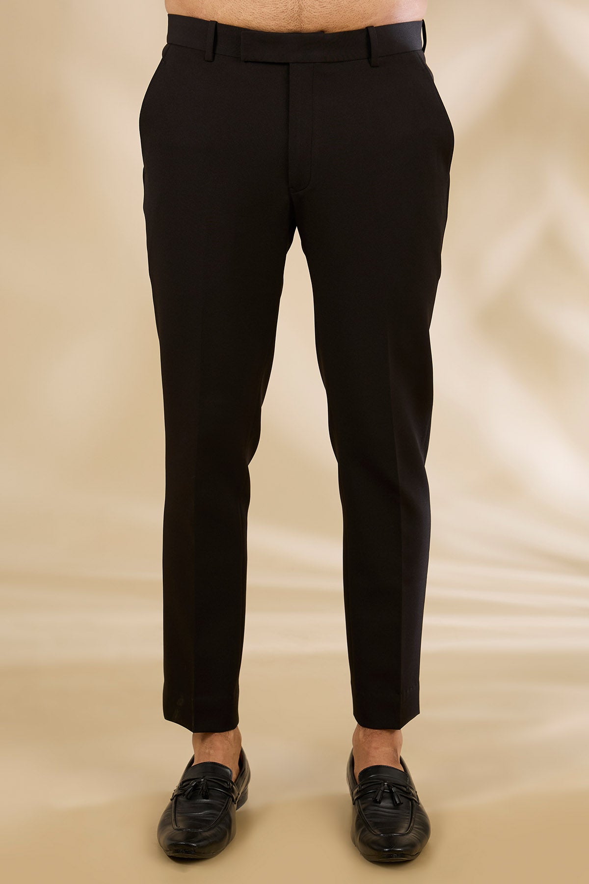Black Asymmetric Kurta & Pants