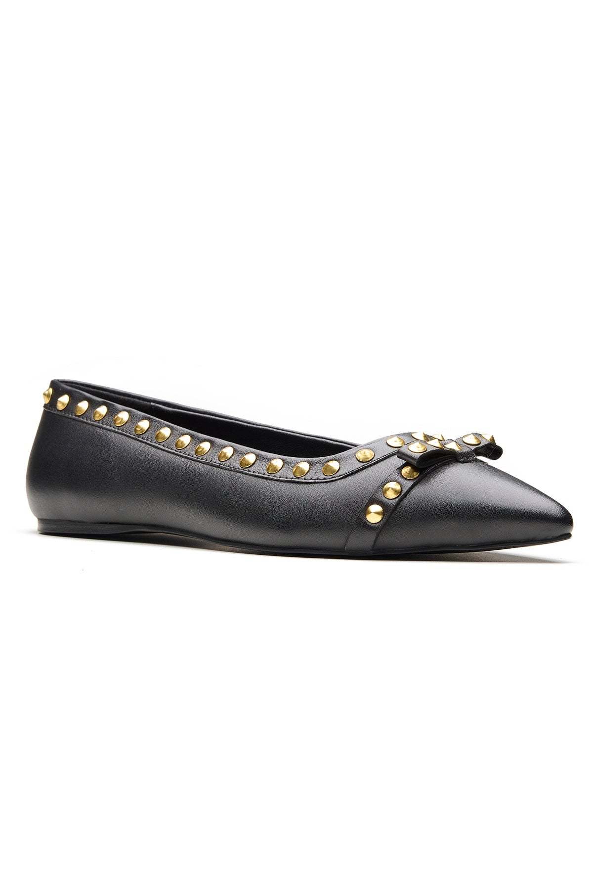 Buy Black Bow Detail Ballerina Flats by Dang Shoes for Women online at ScrollnShops