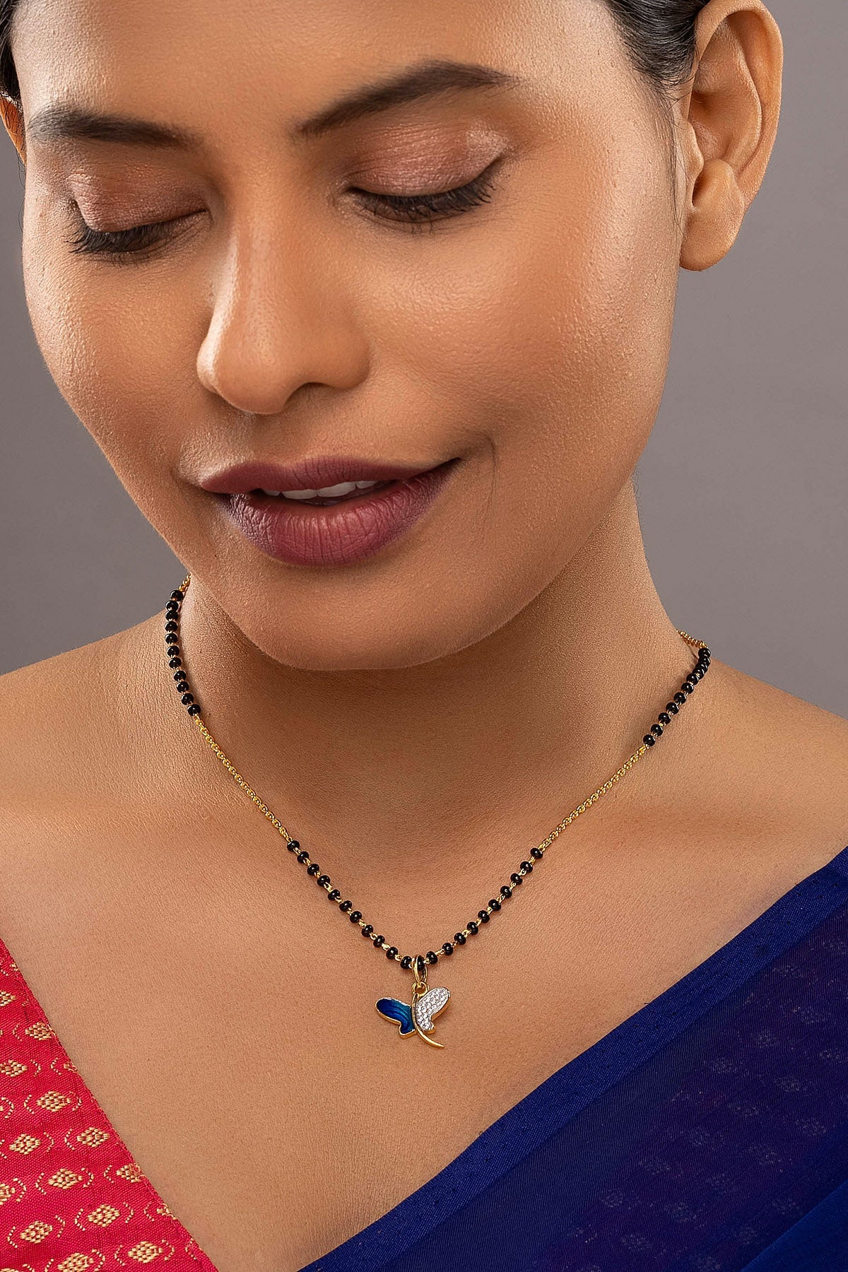Buy Black Butterfly Mangalsutra  for women by Sica online available at scrollnshops
