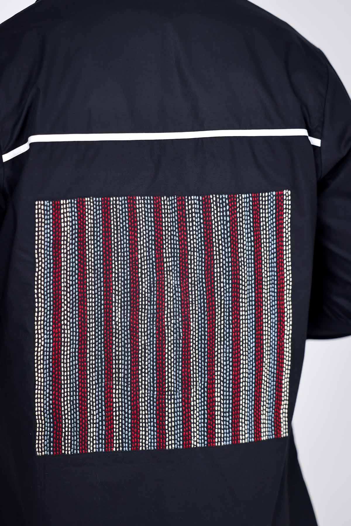 Black Collar Blazer & Trousers