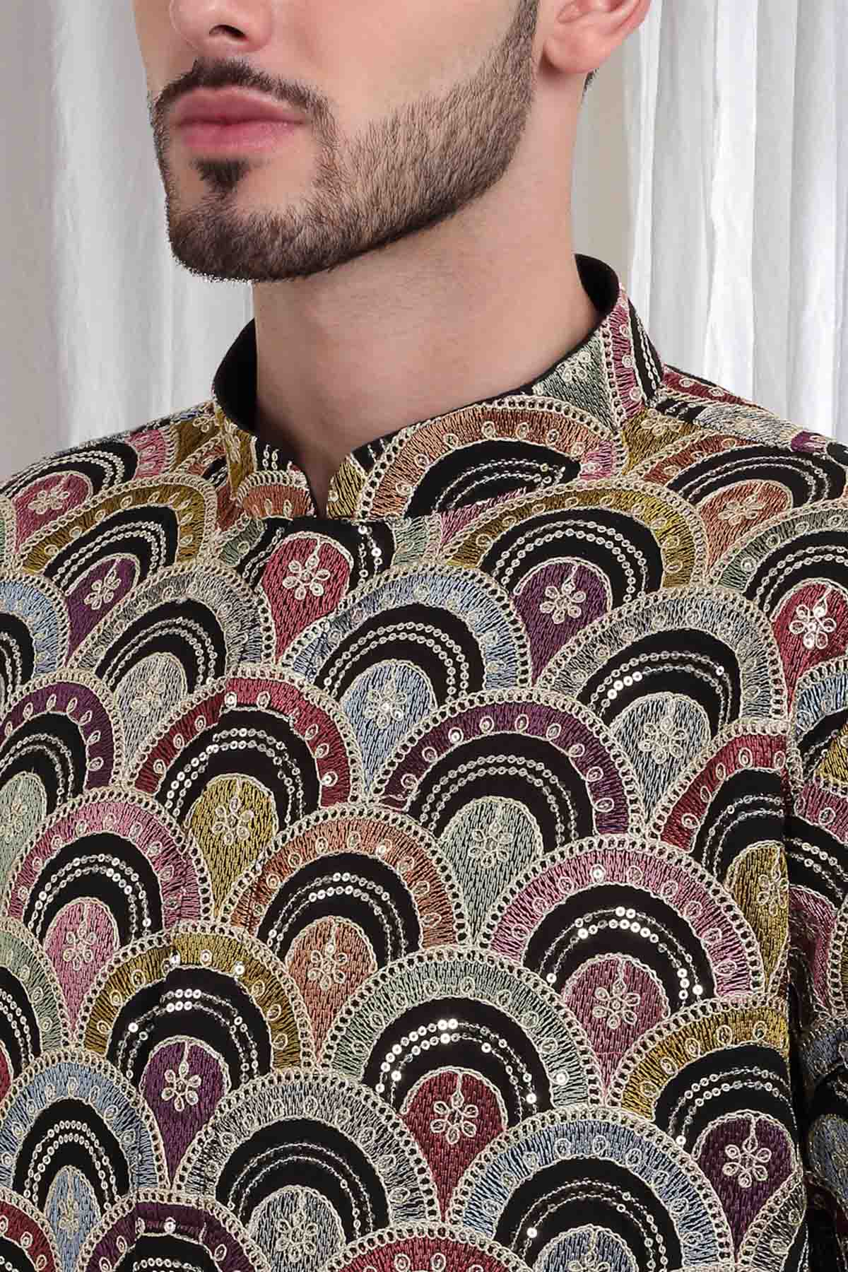 Black Cotton Kurta & Patiala