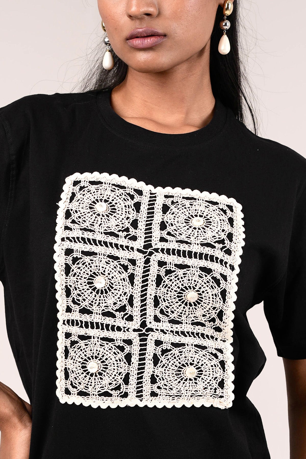 Black Cotton T-Shirt & Pants