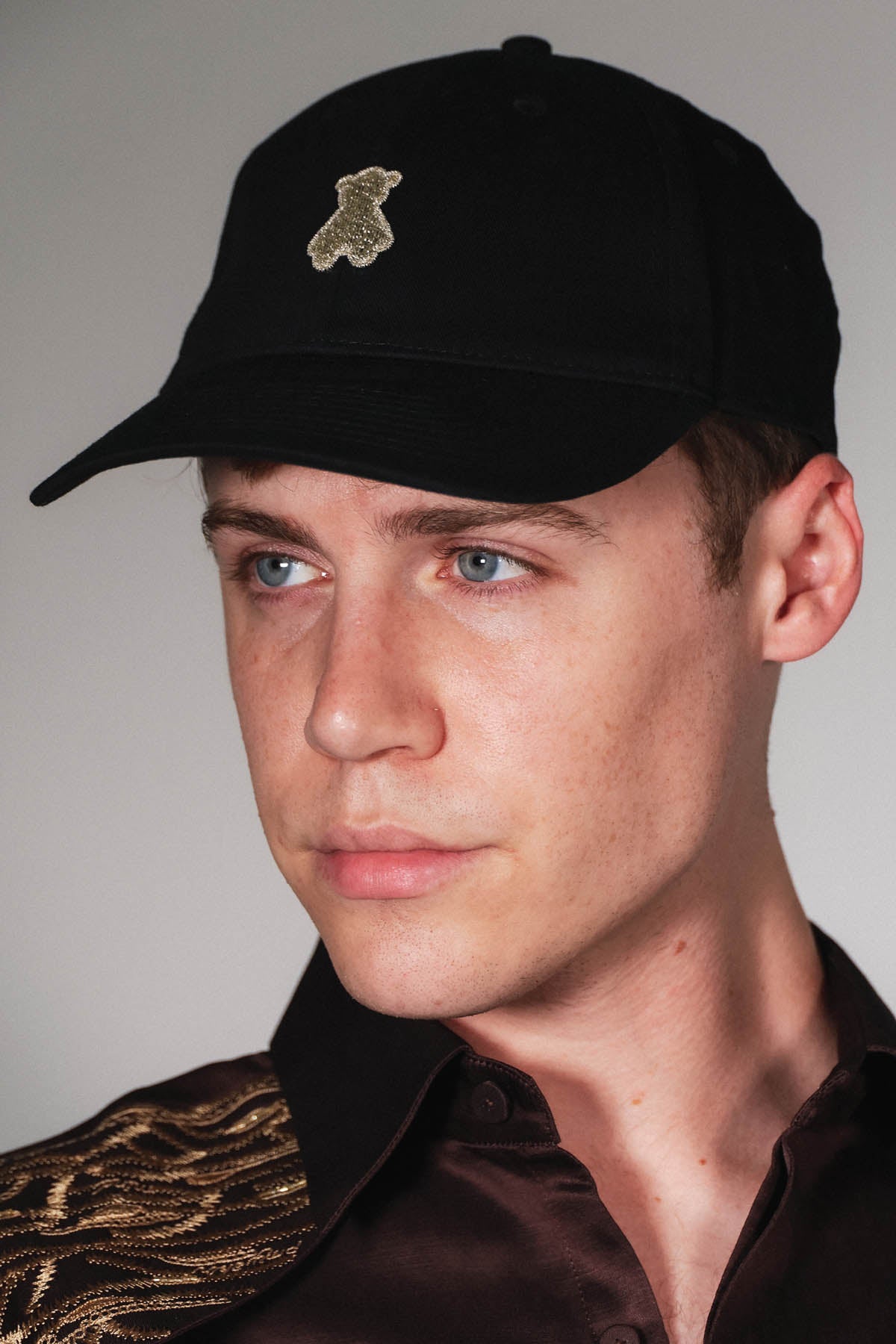 Black Cotton Twill Kovu Cap