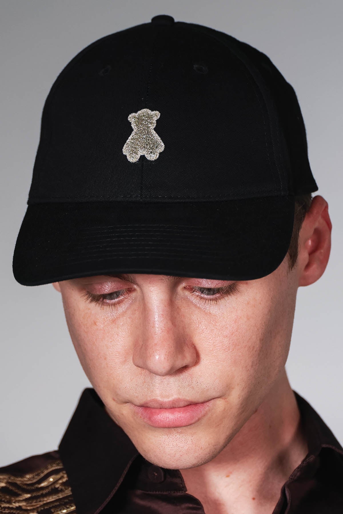 Buy Arya Giri Black Cotton Twill Kovu Cap