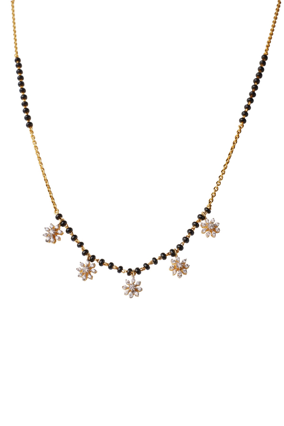 Black Cubic Zirconia Mangalsutra
