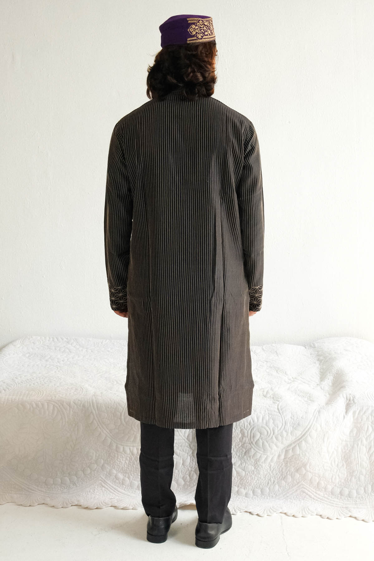 Black Dori Embroidered Kurta Set