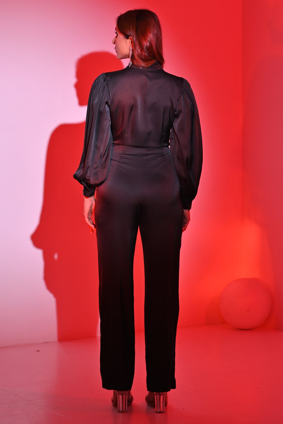 Black Embellished Jumpsuit