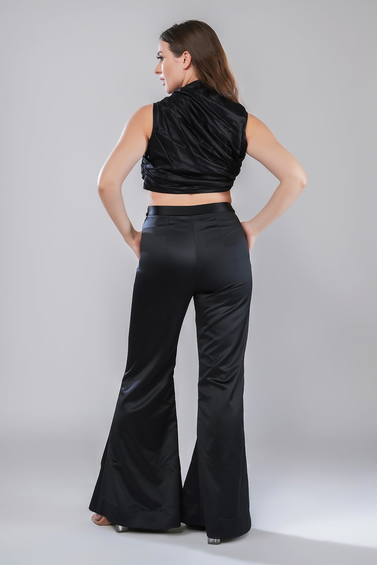 Black Embellished Top & Pants