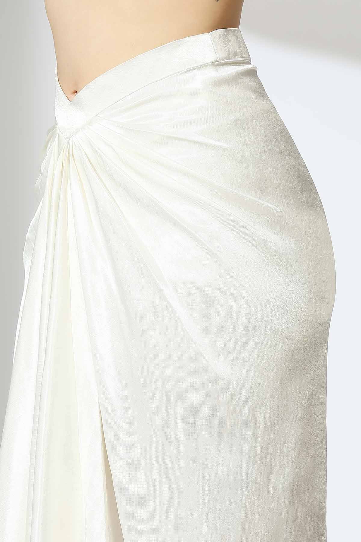 Black Embroidered Blazer & Skirt