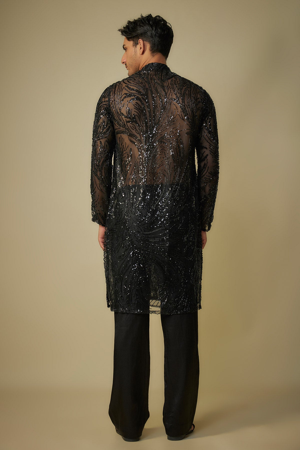 Black Embroidered Kurta & Pants