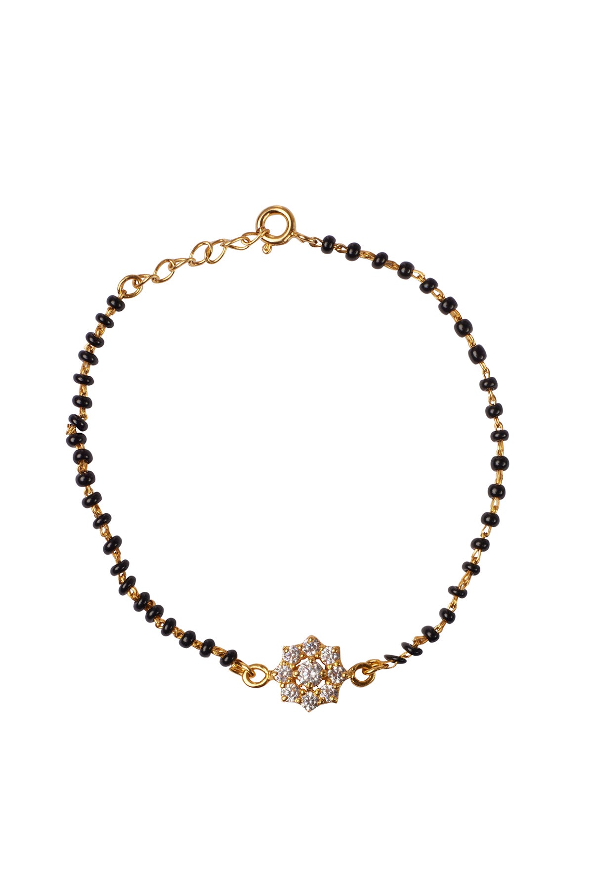 Black Beaded Hand Mangalsutra