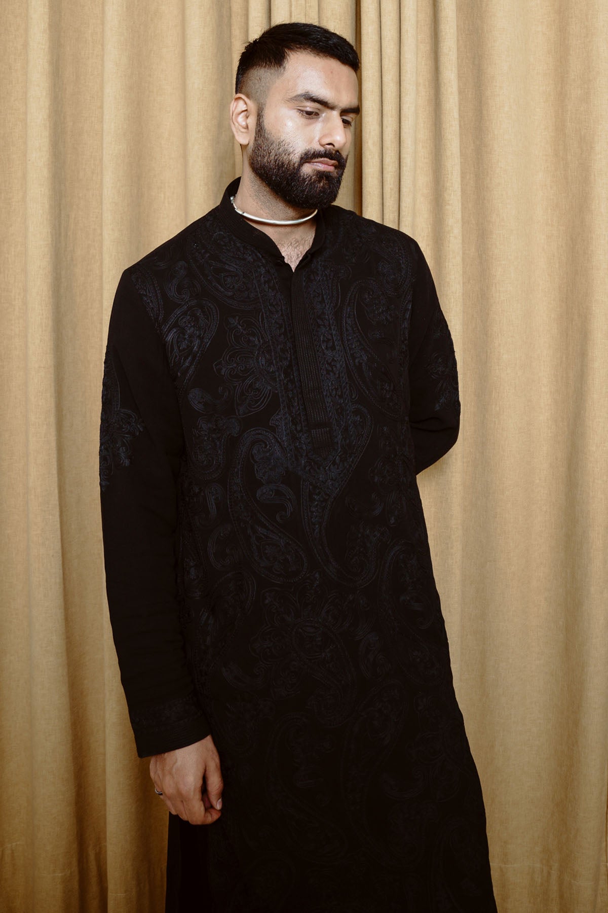 Black Georgette Kurta & Salwar