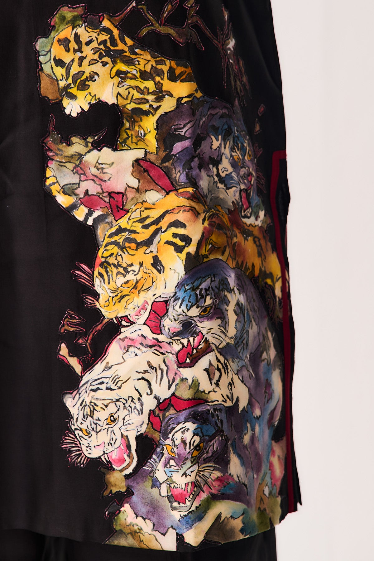 Black Hand Paint Kurta & Pants