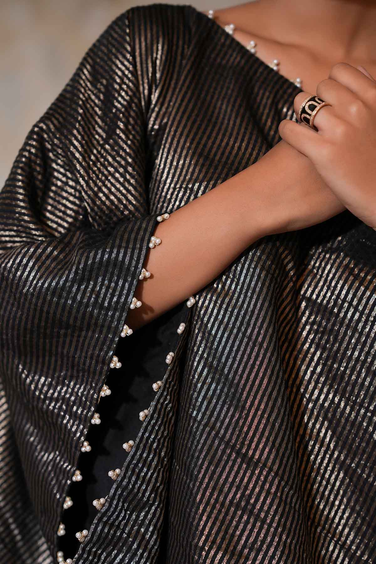 One Shoulder Kaftan & Pants