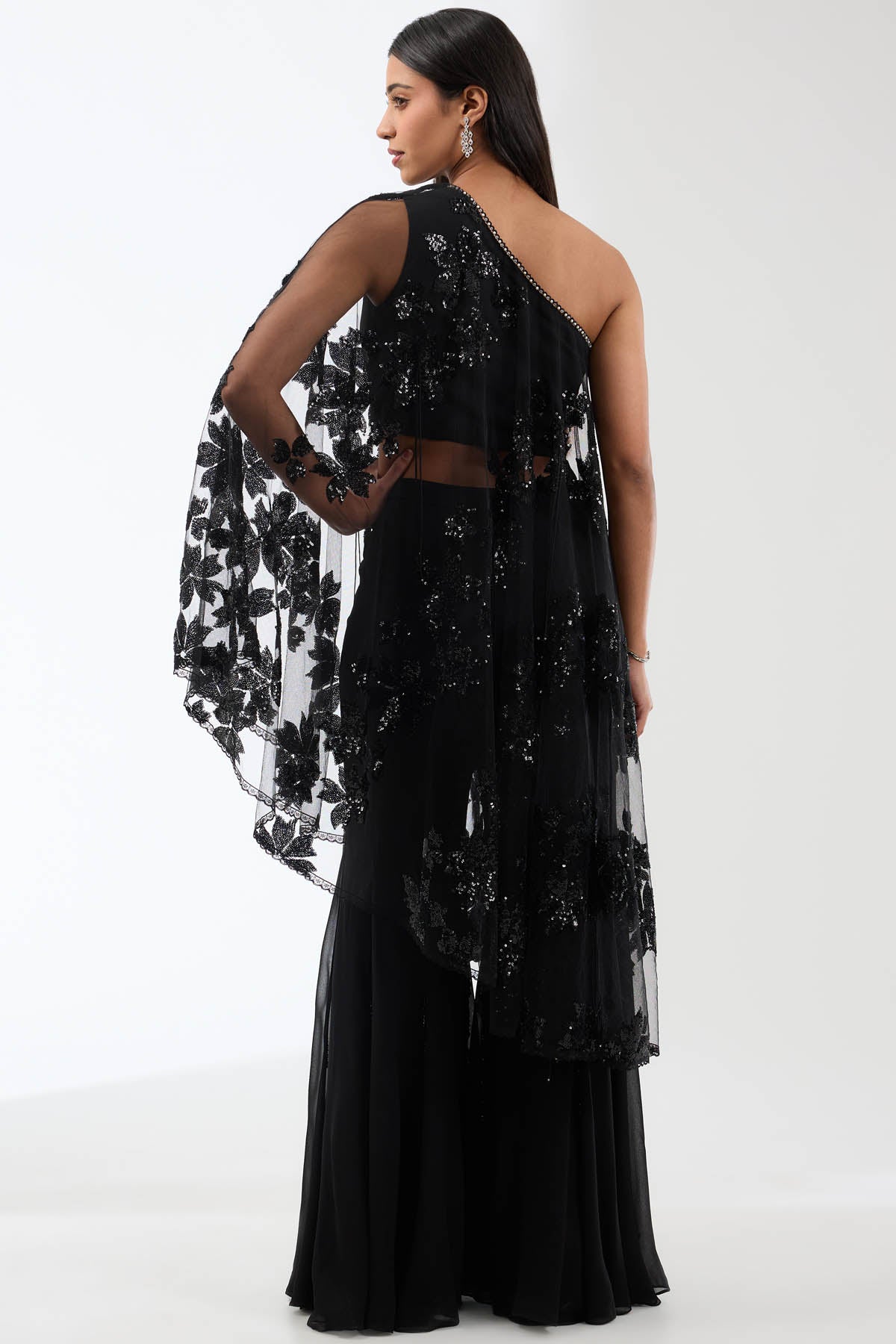 Black One Shoulder Top & Pants