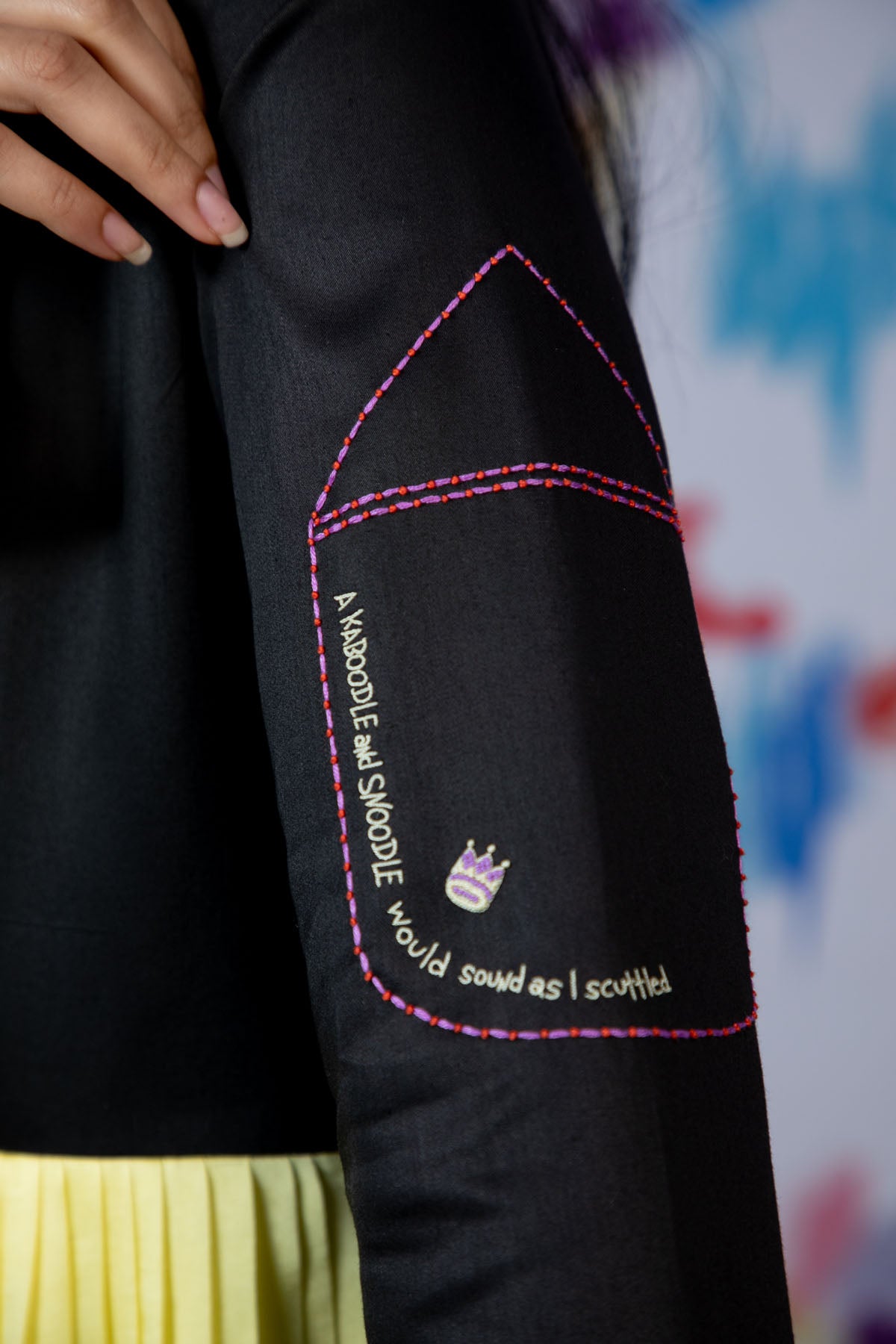 Black Pleated Mini Shirt Dress