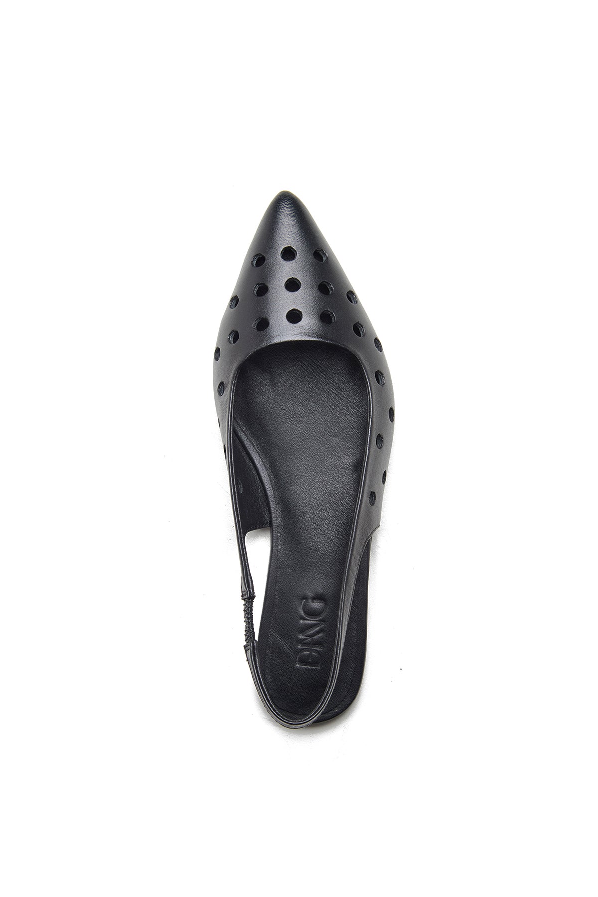 Black Pointed Toe Ballerinas