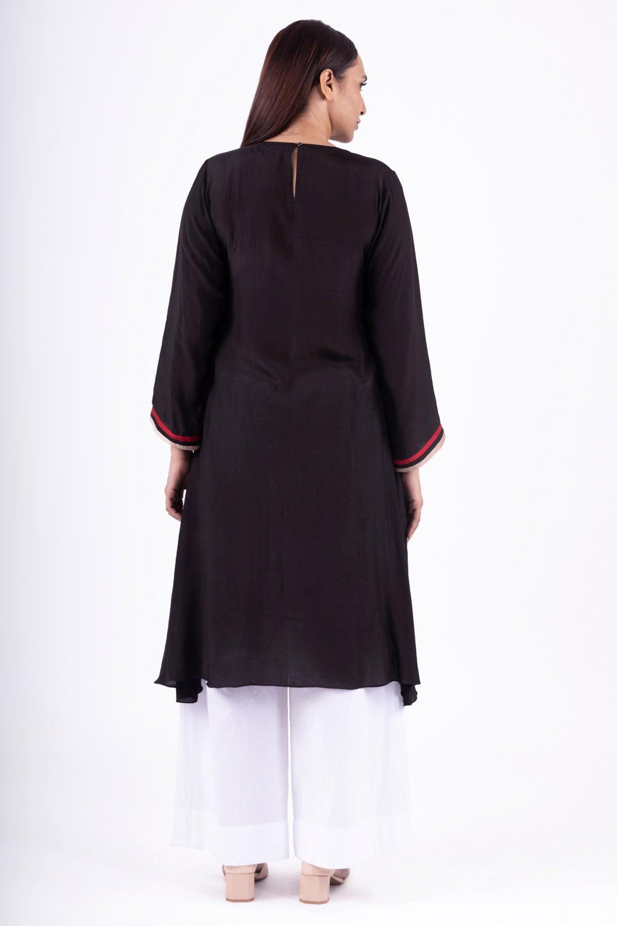 Black Round Neck Kurta & Pants