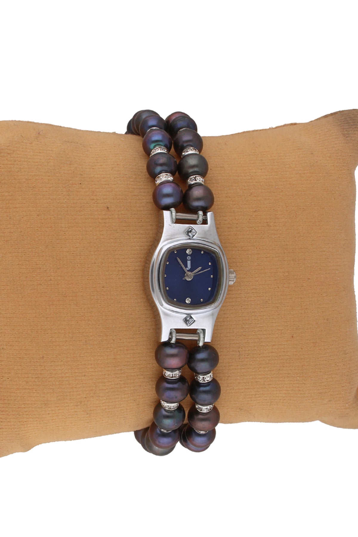 Black & Silver Two Line Watch