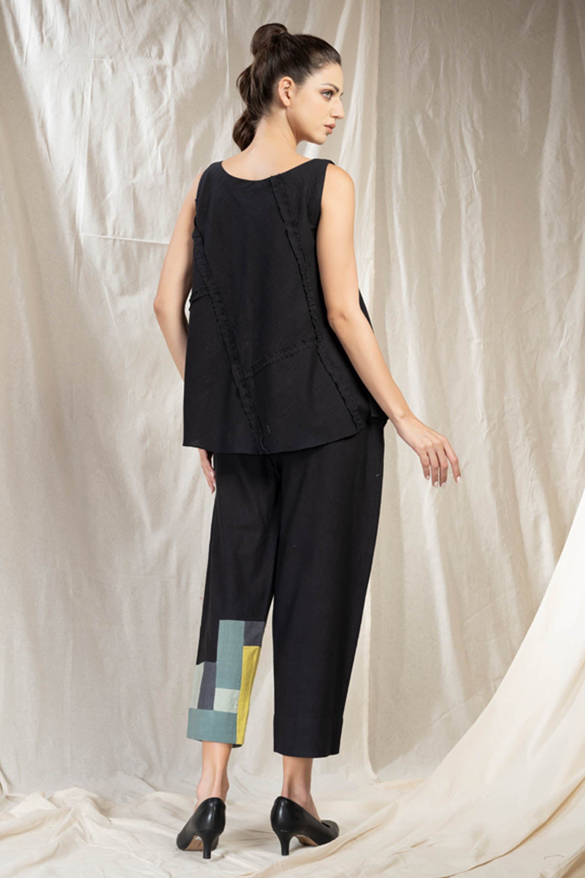 Black Sleeveless Top & Pants