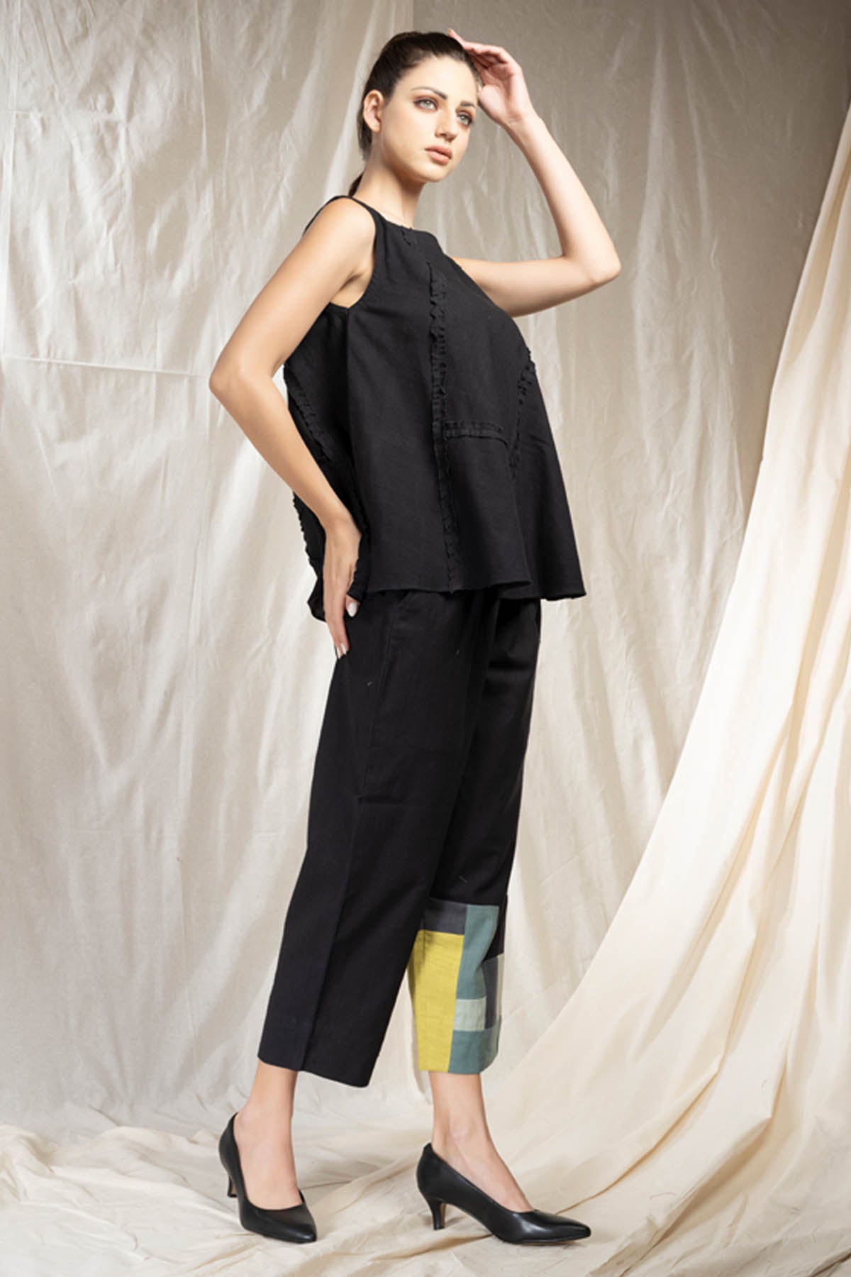 Black Sleeveless Top & Pants