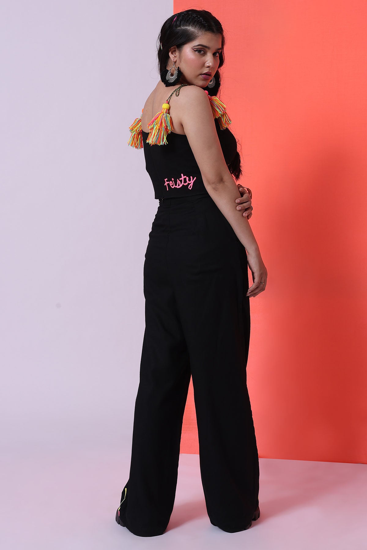 Black Sleeveless Top & Trousers