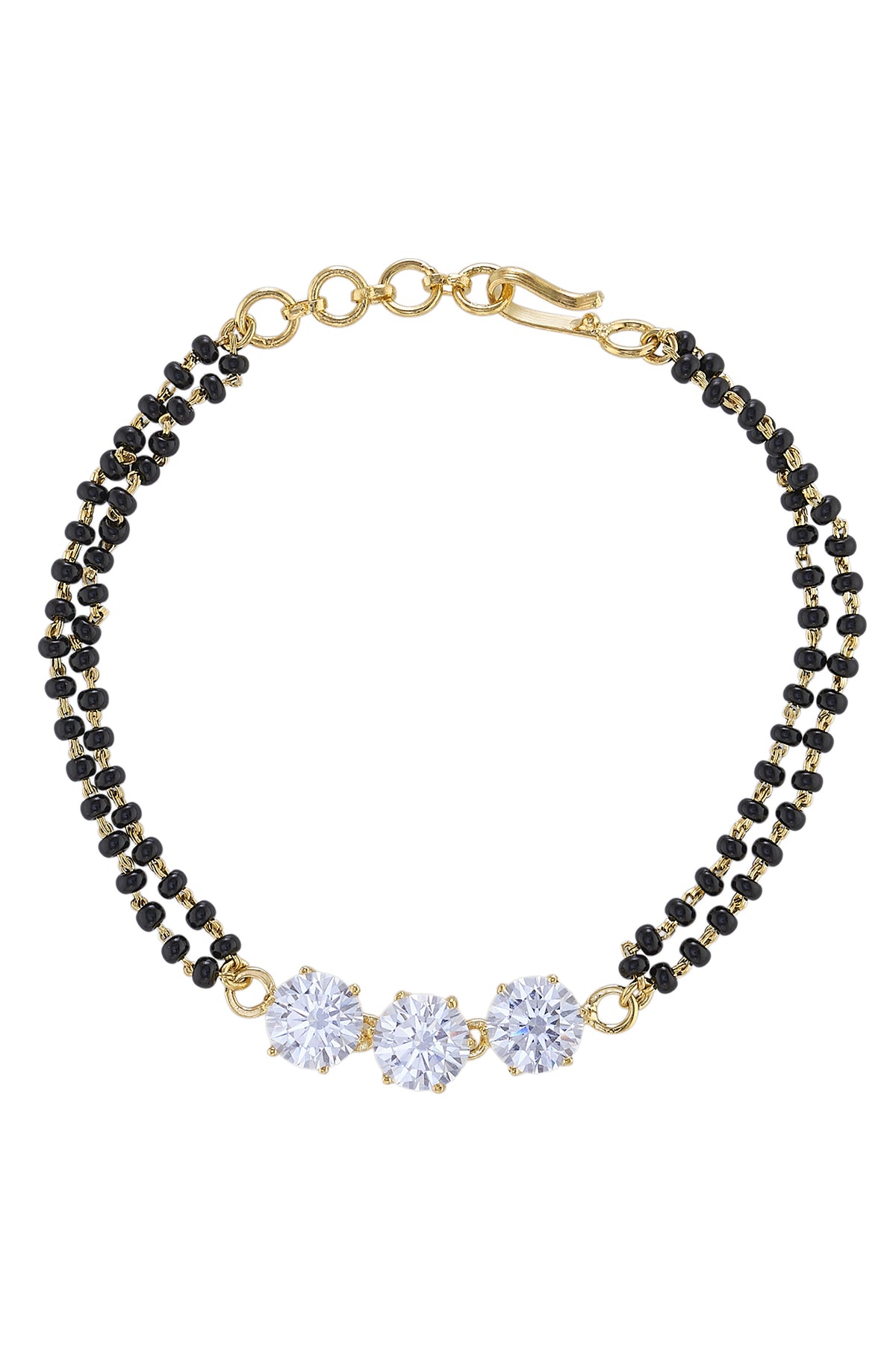 Black Solitaire Hand Mangalsutra