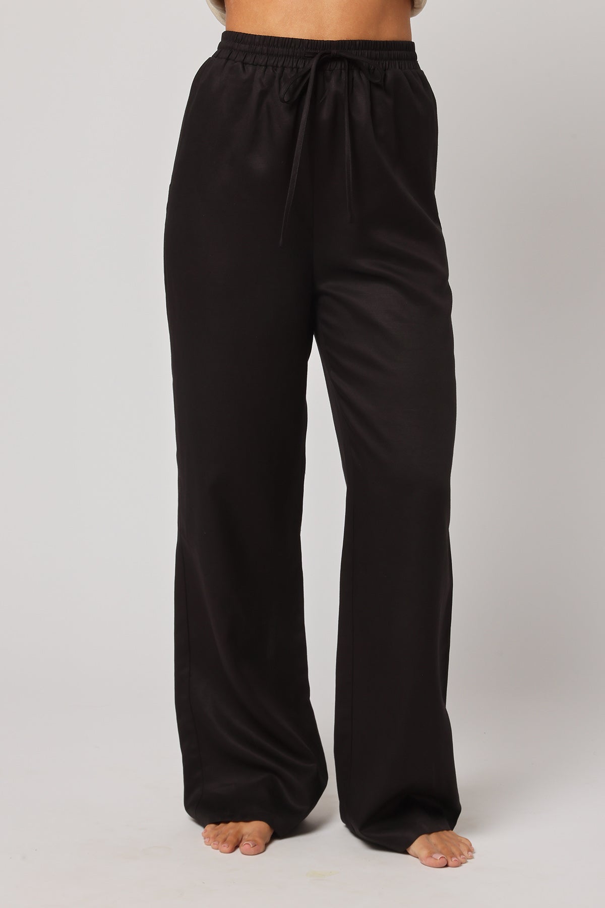 Buy Black Straight Wide-Leg Pants by Ashita Fernandes for Women online at ScrollnShops