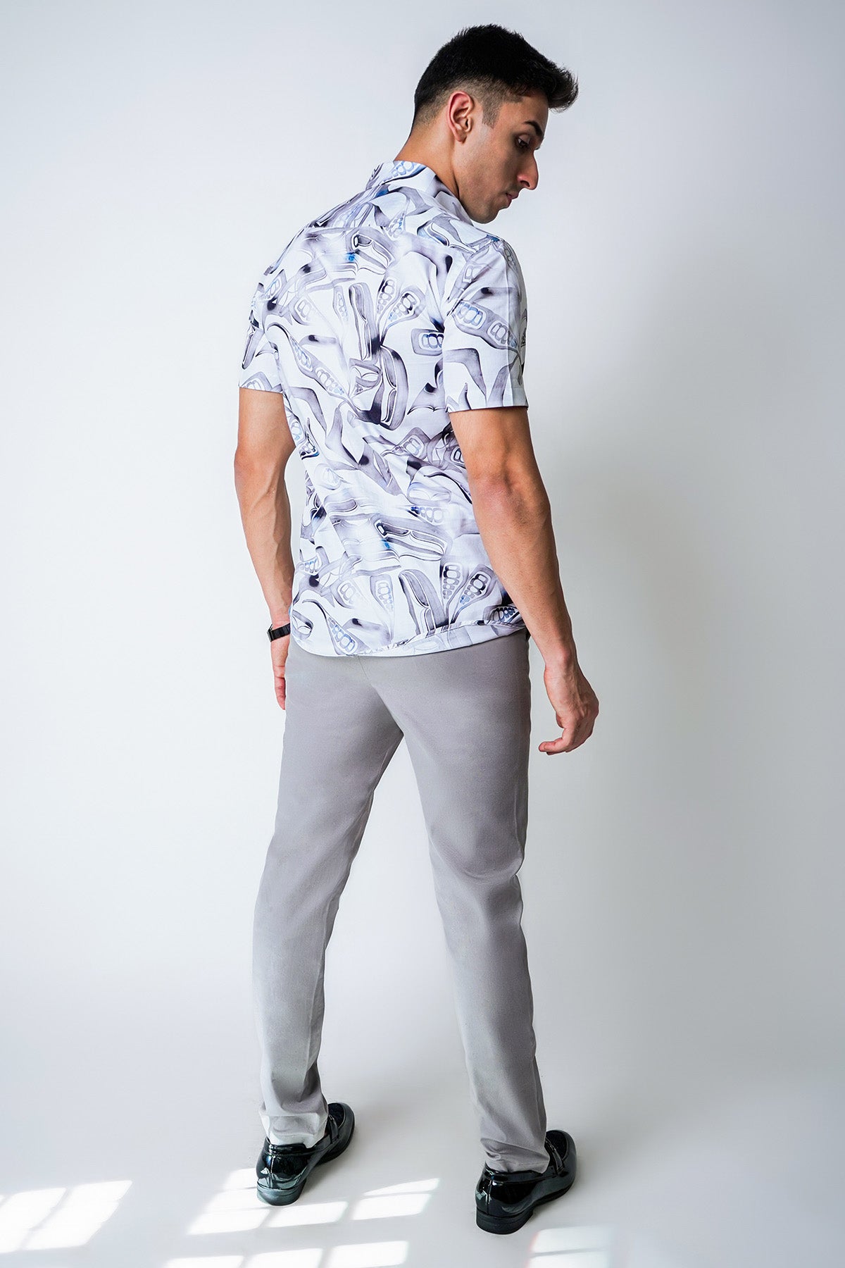 Black & White Abstract Shirt