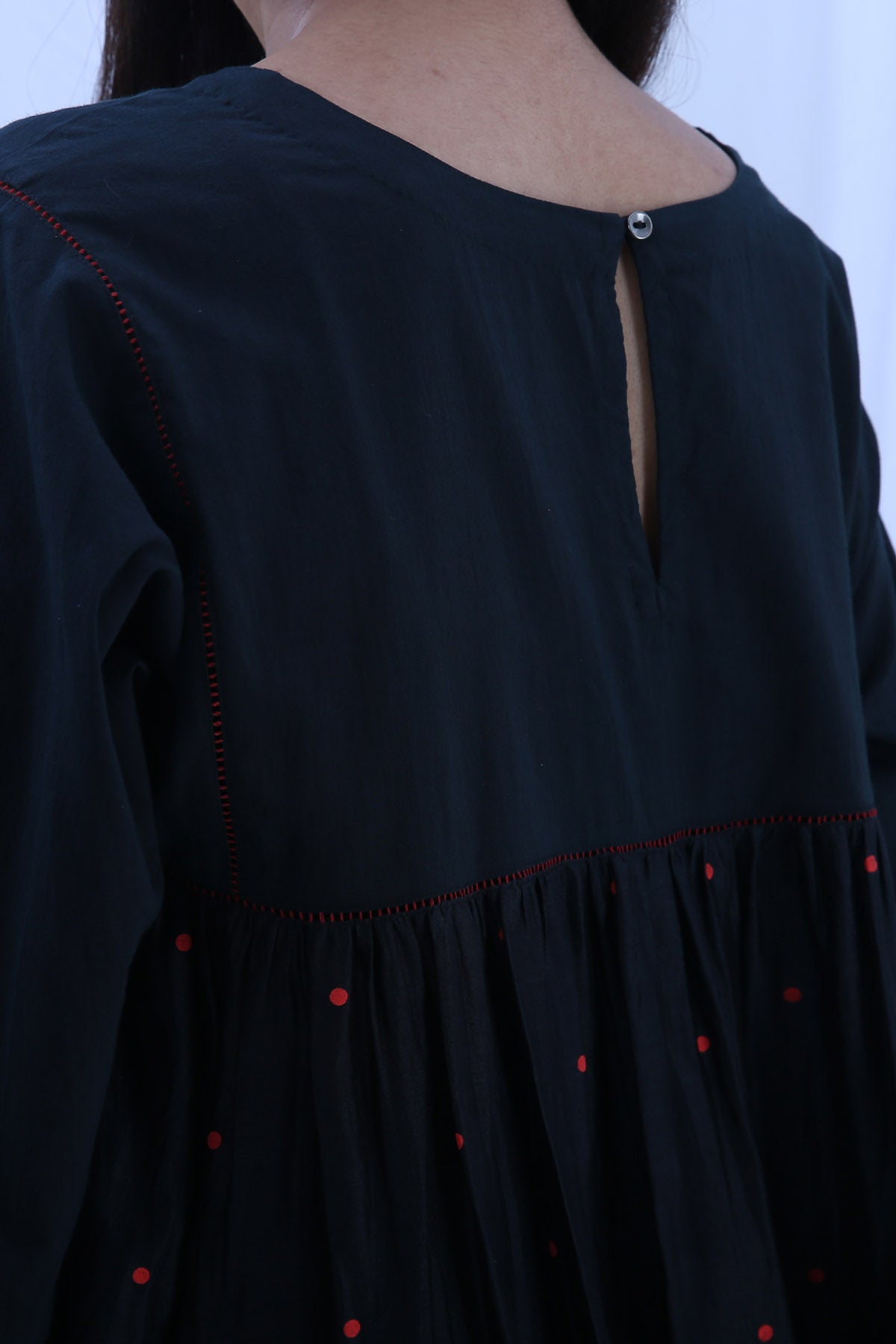 Black & White Print Kurta Set