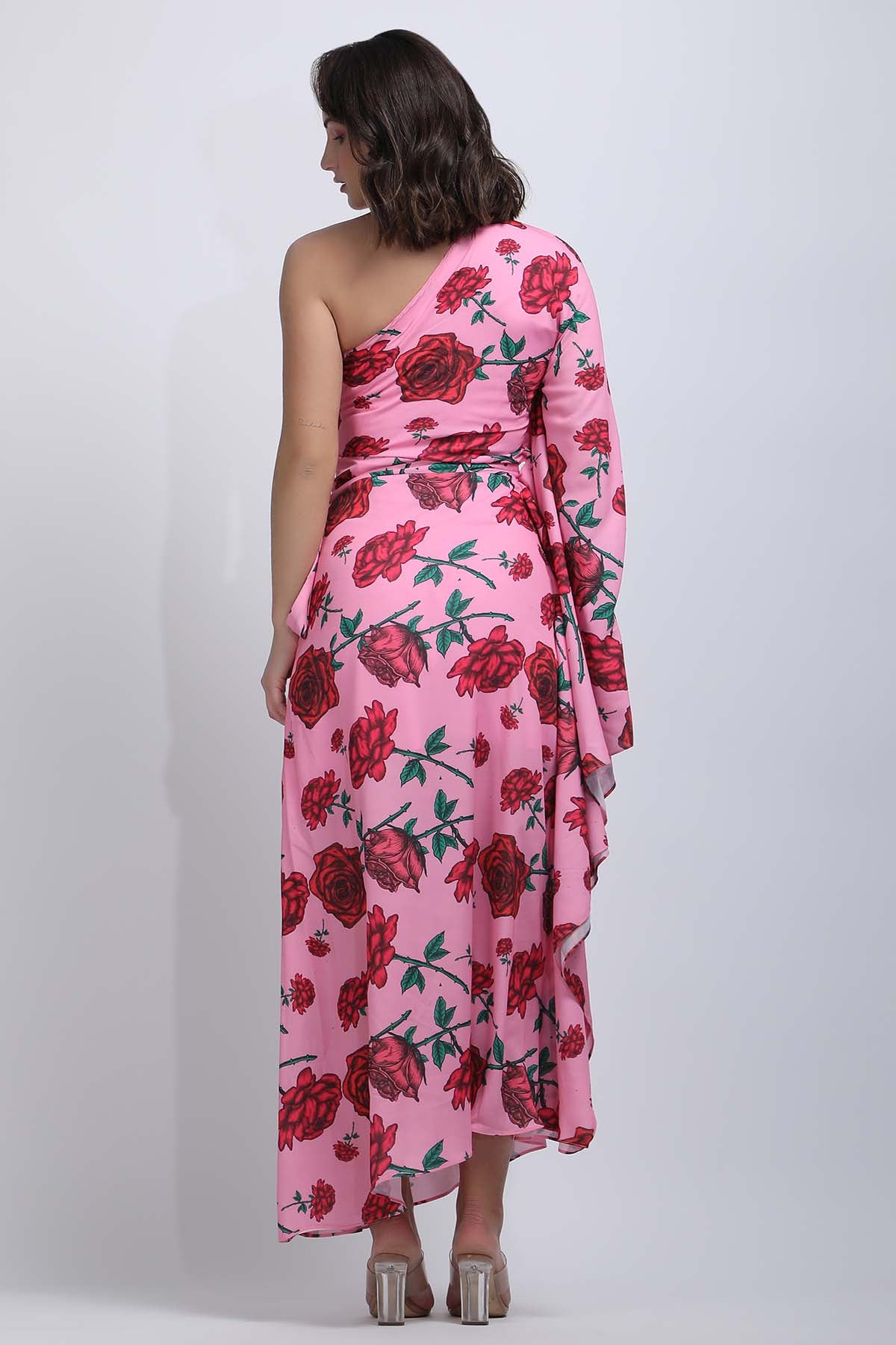 Blooming One Shoulder Dress