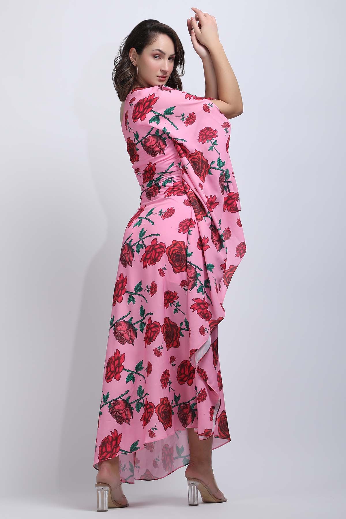 Blooming One Shoulder Dress