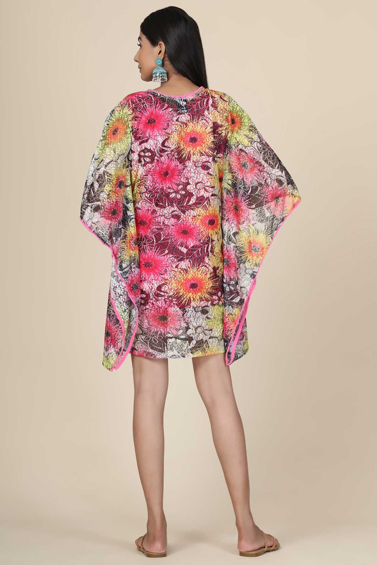 Blooming Short Kaftan