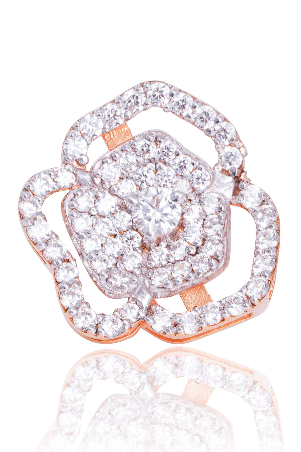 Blossom Zirconia Stone Studs