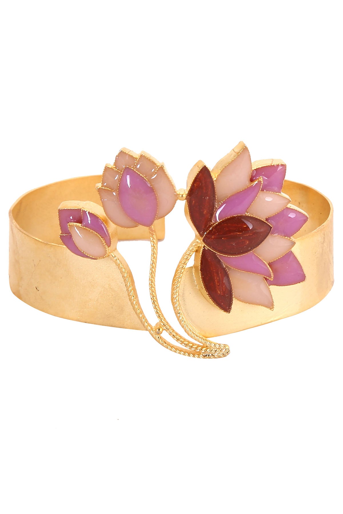 Blossoming Brass Bracelet