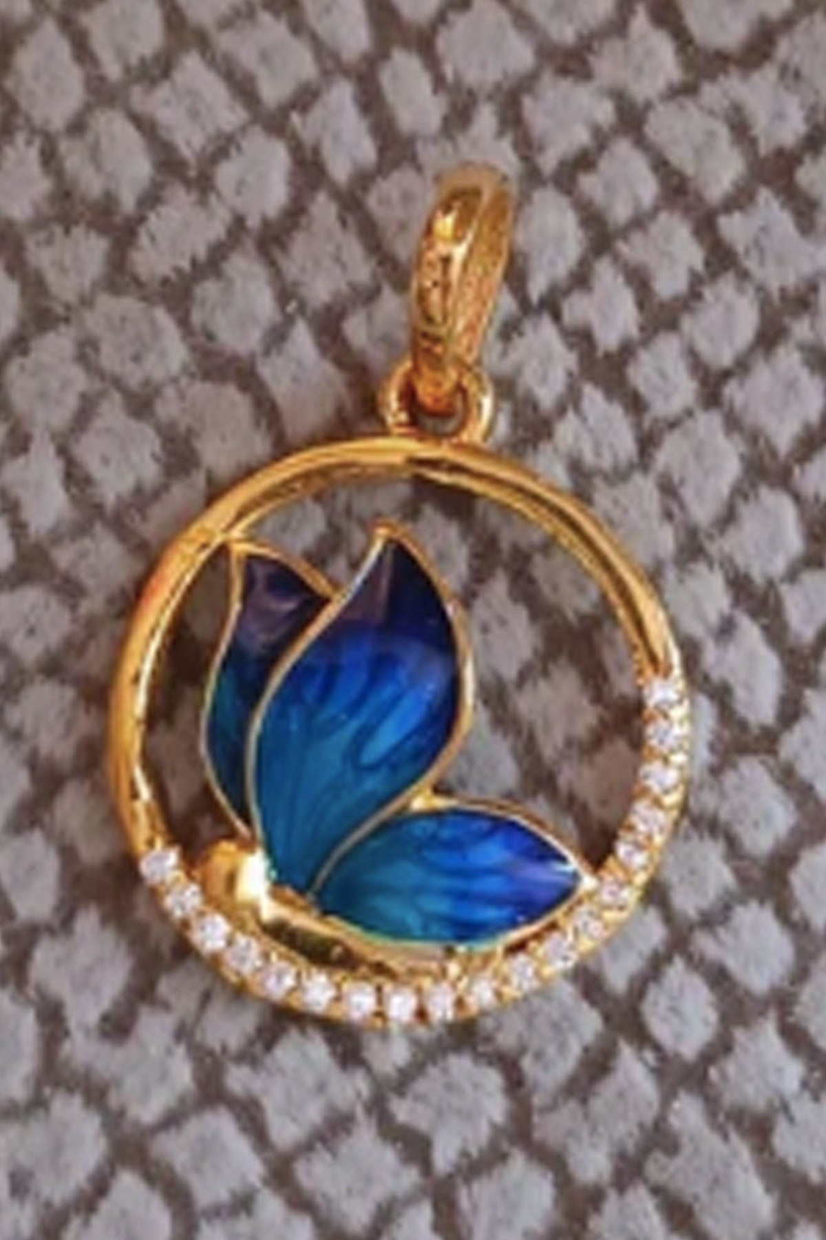 Blue Butterfly Pendant