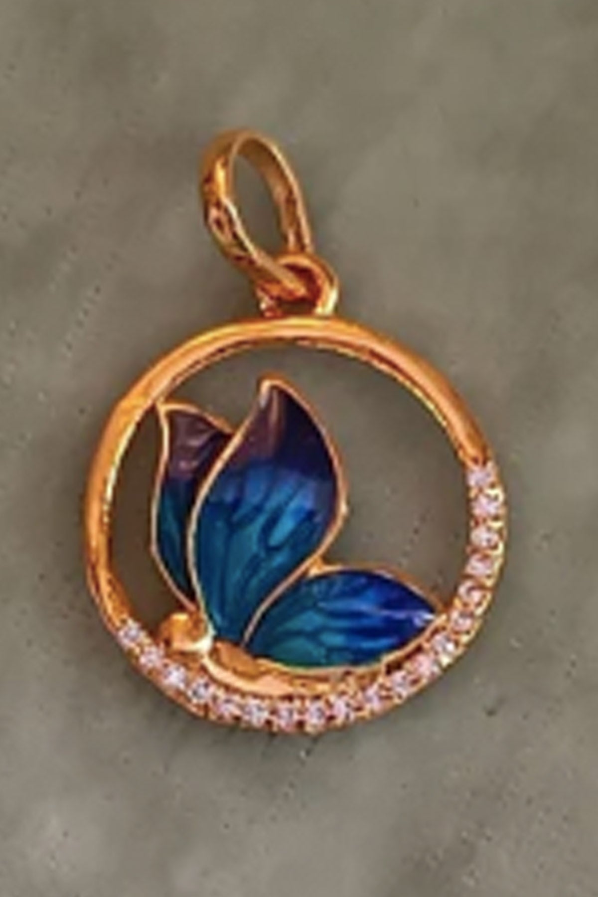 Blue Butterfly Pendant