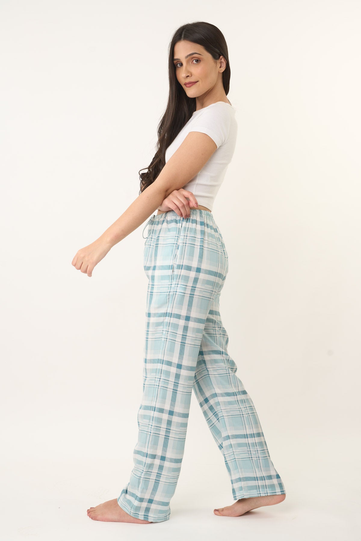 Blue Checkered Pyjama