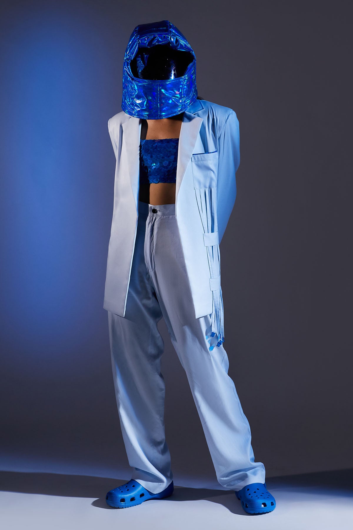 Blue Oversized Blazer