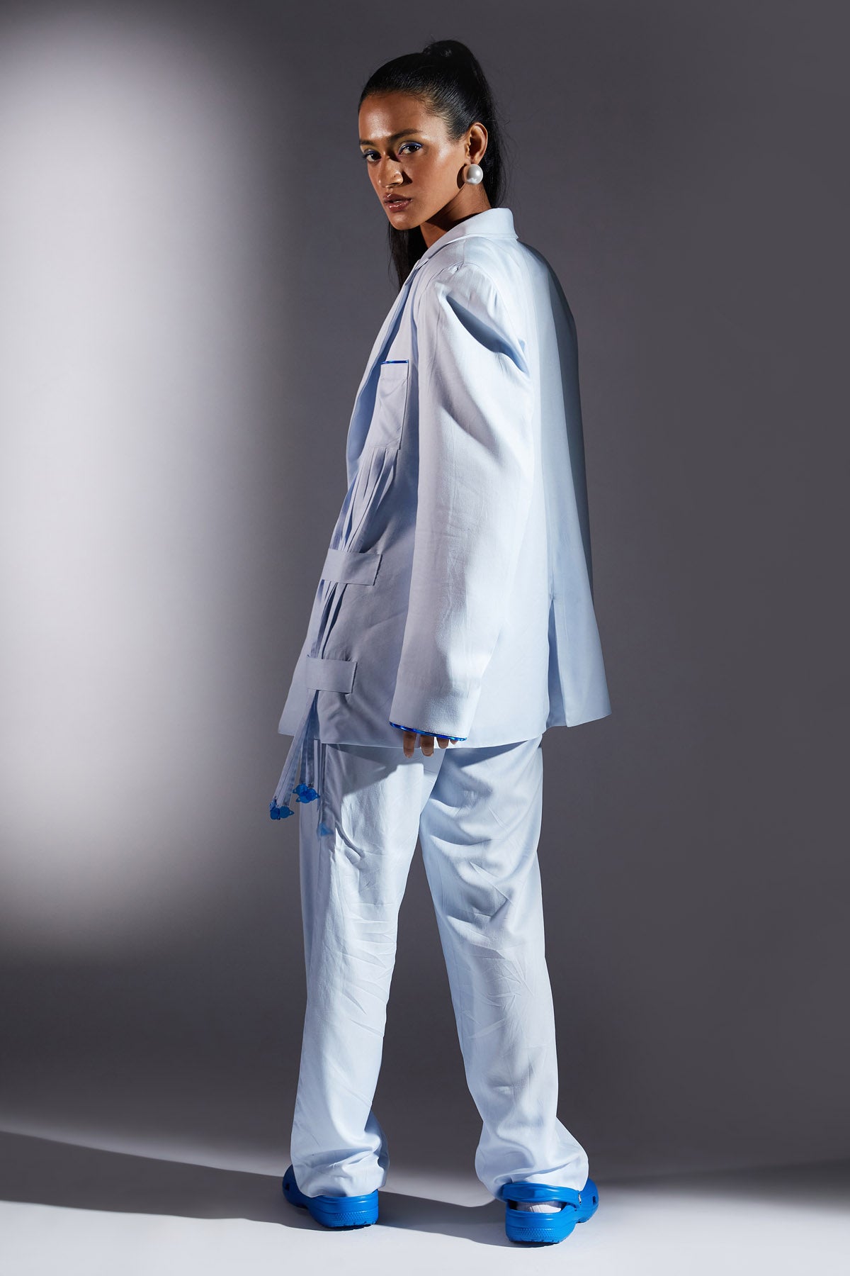 Blue Oversized Blazer