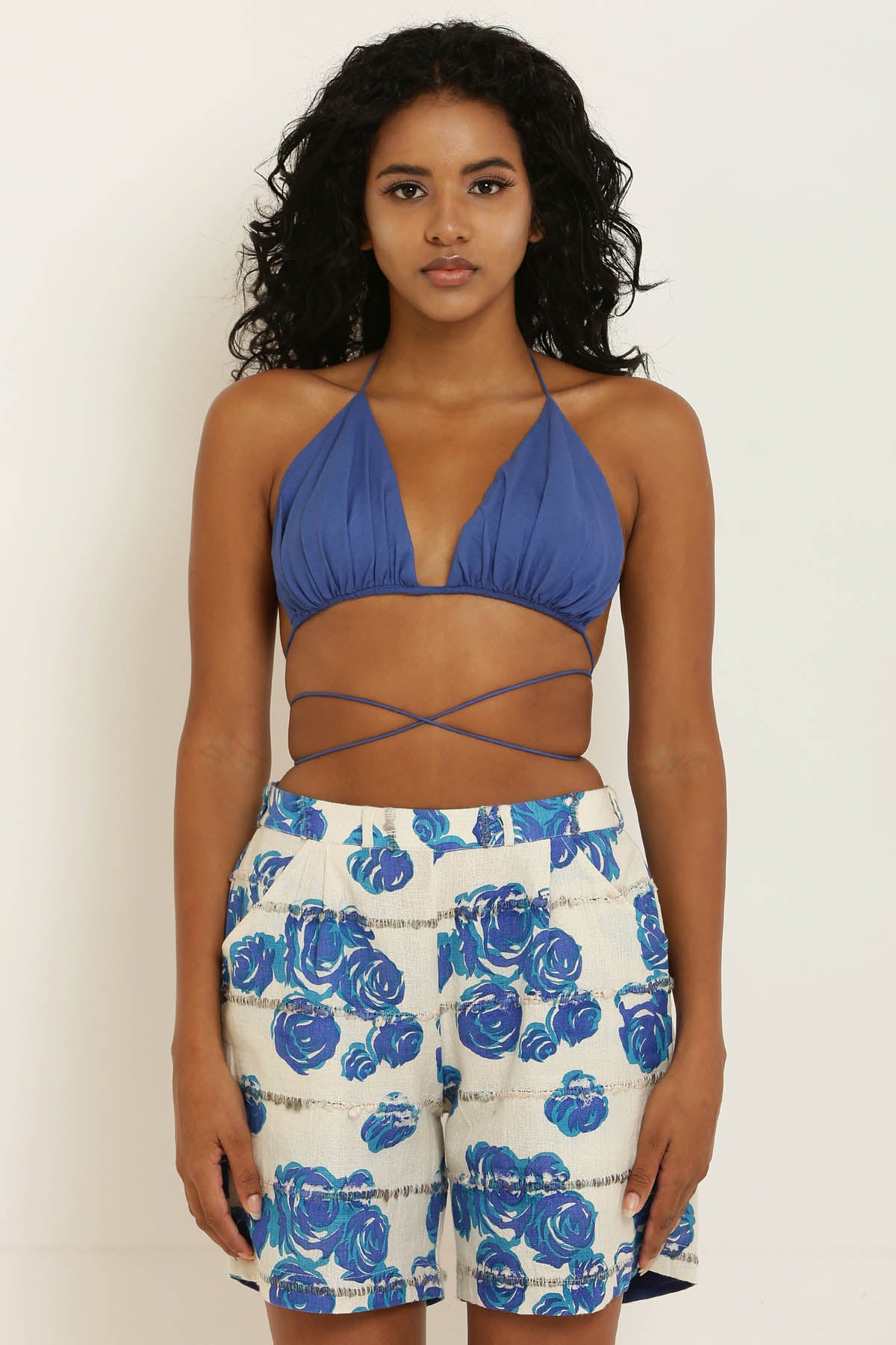 Blue Rose Cotton Co-ord Set