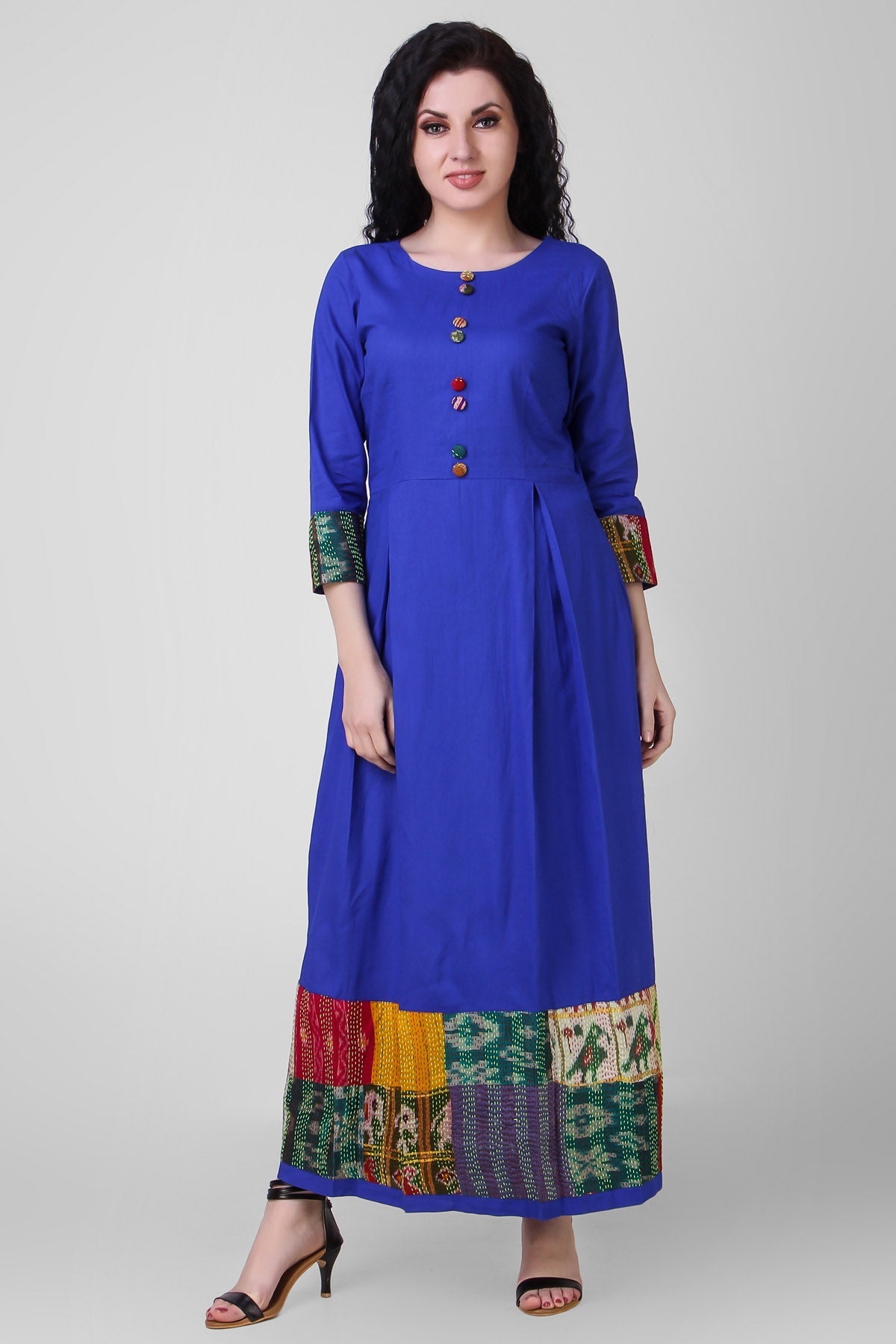 Buy Simply Kitsch Blue Dress for Women online available at ScrollnShops