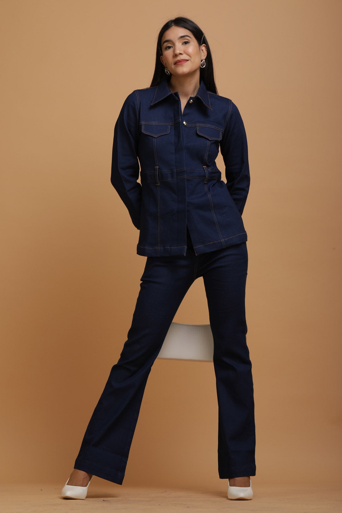 Blue Denim Co-ord Set