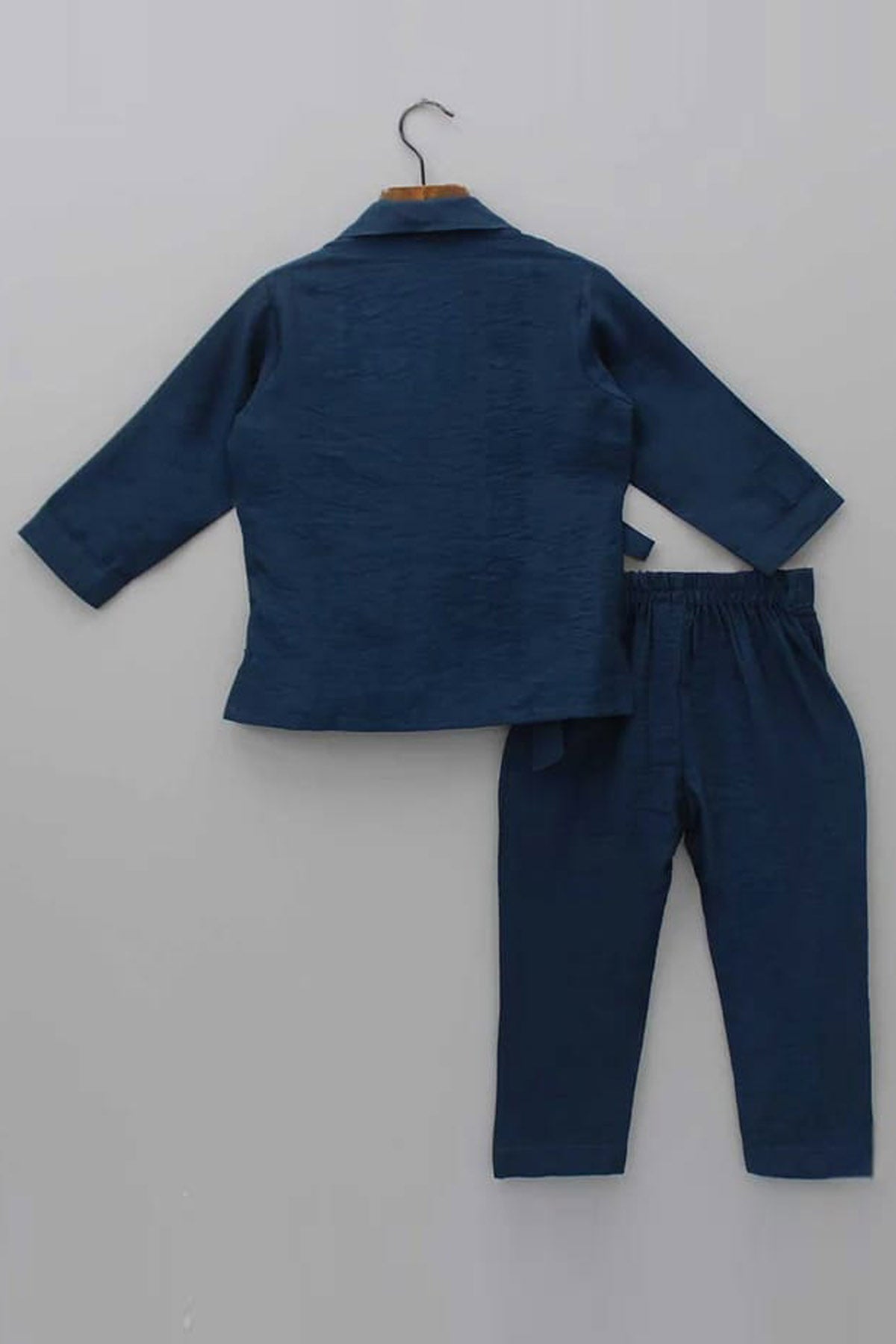 Blue Embroidered Co-ord Set